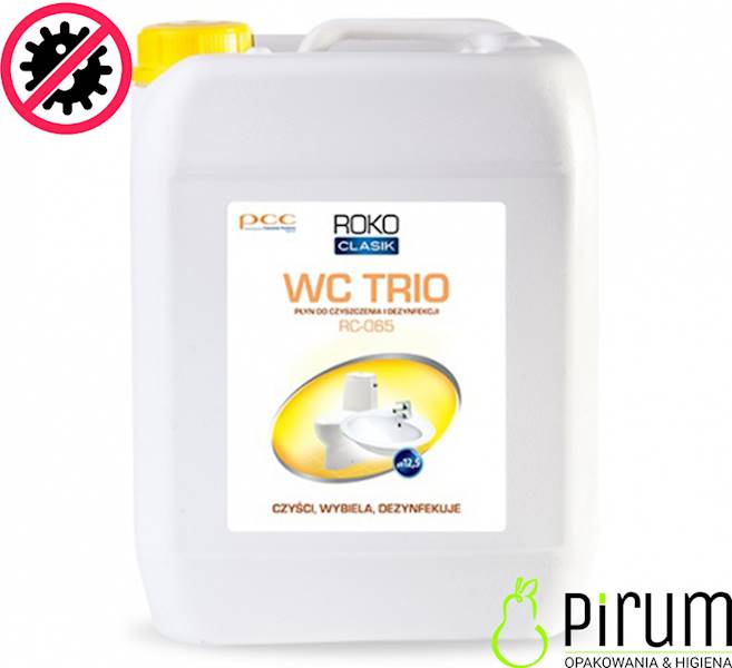 Roko 5L WC TRIO Dezynfekcja Czyszczenie Wybielacz