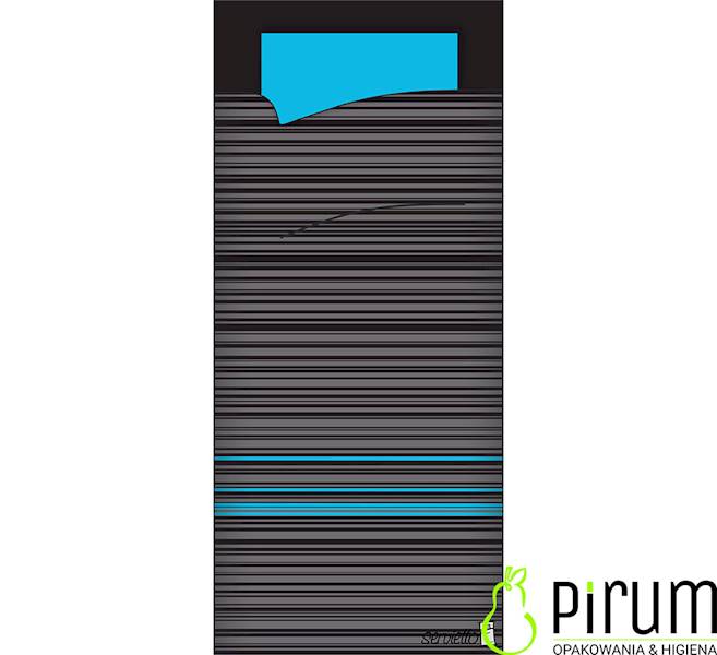 Etui ZWART AQUA Niebieska Serwetka 2w B203 100szt