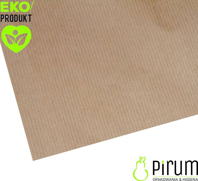 Arkusz 30x40 PAP BRĄZ Prążkowany KRAFT 5kg 