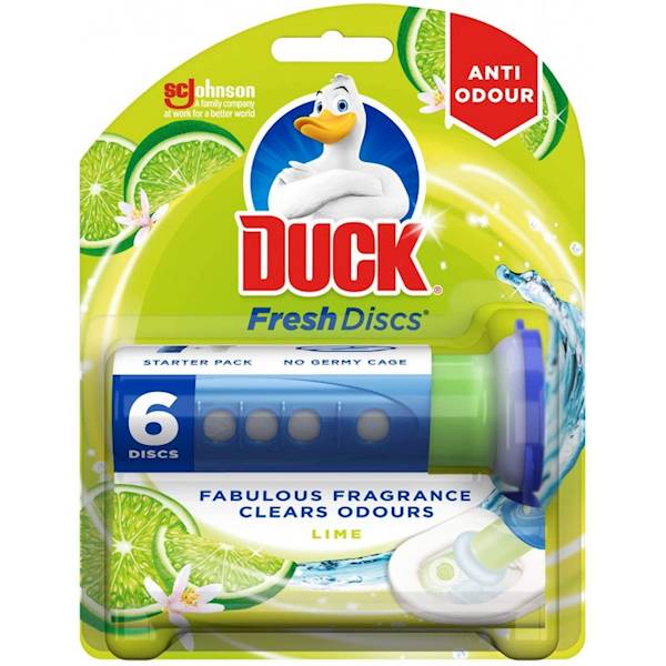 Duck 36ml Fresh Discs LIME Holder + Refill 