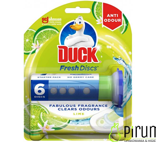 Duck 36ml Fresh Discs LIME Holder + Refill 