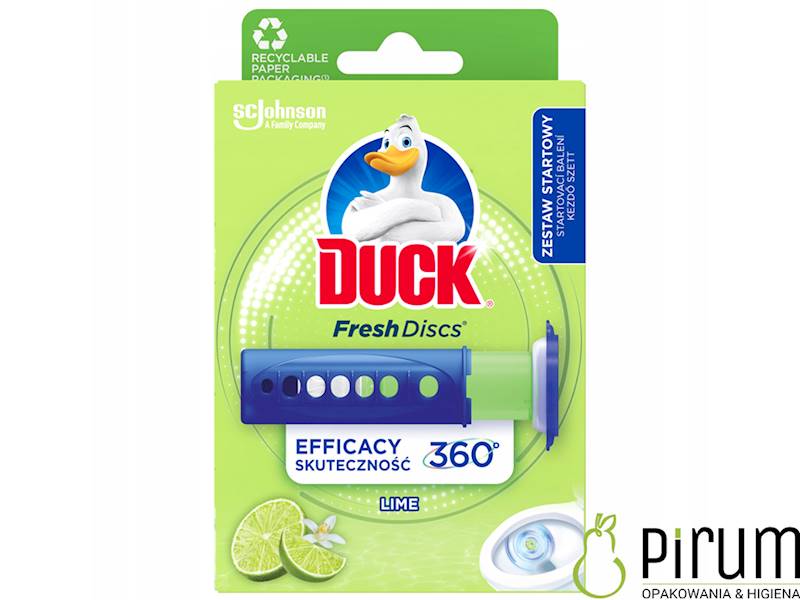Duck 36ml Fresh Discs LIME Holder + Refill 