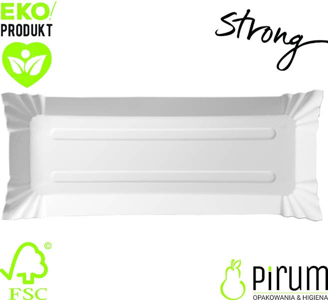 Abc Tacka 14x33cm PAP Biała STRONG 500szt