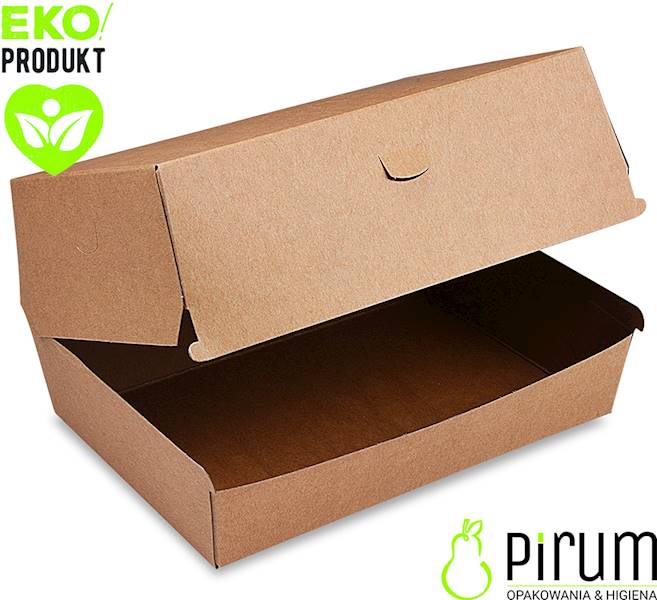 BurgerBox PAP 19x13x10 DUO KRAFT 50szt Wimex 48508