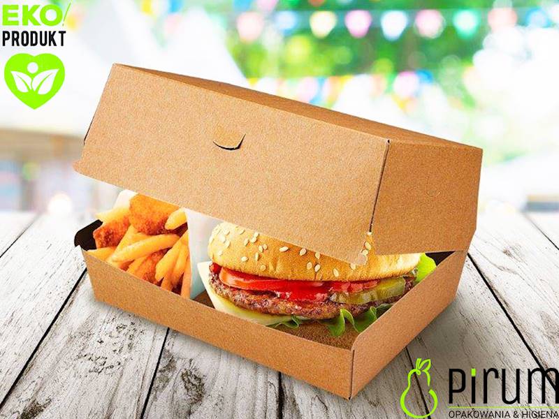 BurgerBox PAP 19x13x10 DUO KRAFT 50szt Wimex 48508