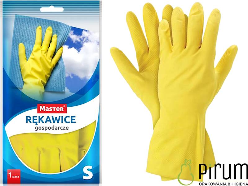 Master Rękawice S Żółte Gospodarcze S436 1 para
