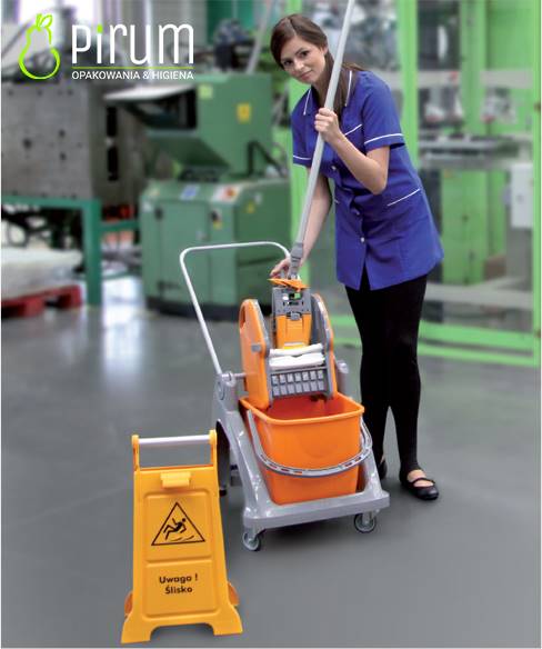 Splast Wózek do sprzątania z prasą 20L+6L TS-0001