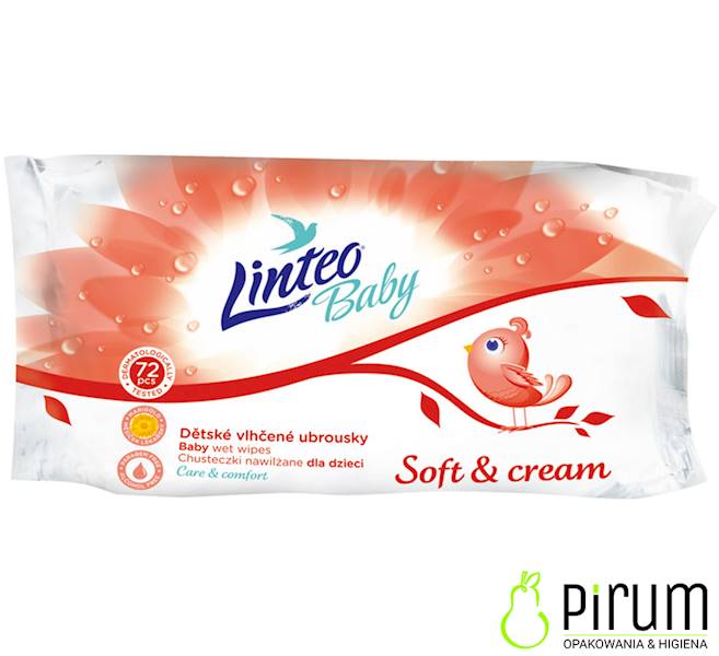 Linteo Chusteczki Nawilżane dla dzieci 72szt.(24)