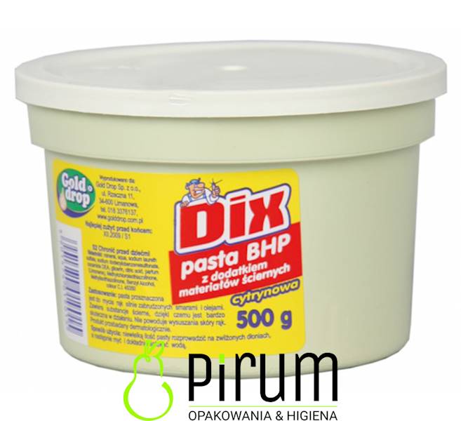 Dix 500g BHP Pasta Cytrynowa Ścierniwo