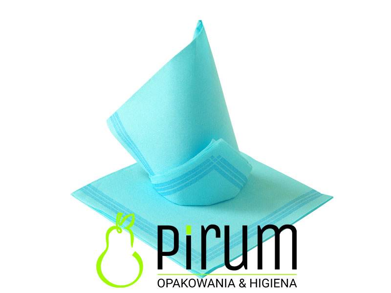 Serwetki 38x38 Błękit+ Pasek 50szt Tendance 21-84