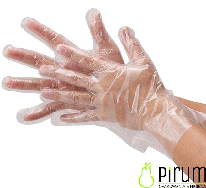 Plast Rękawice S Foliowe HDPE 100szt.