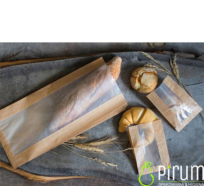 Torba Brąz 160x75/80x280 OKNO* Papierowe 1000szt