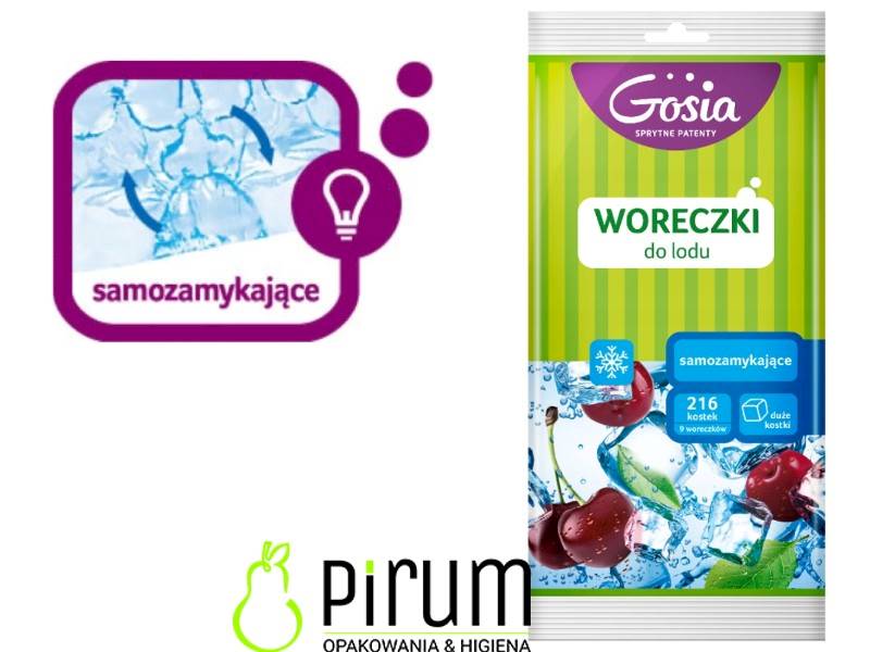 Gosia Woreczki do Lodu Samozamykające 216 kostek 