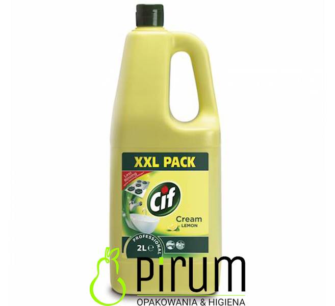 Diversey Cif 2L Cream Lemon Mleczko- Żółte