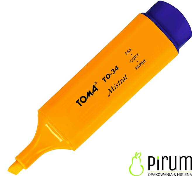 Toma Zakreślacz Text Marker Mistral TO-34 Pomarańc