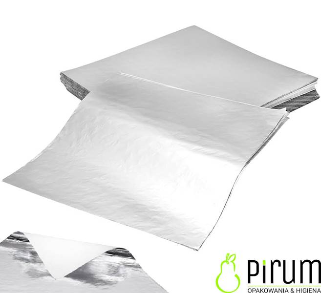 Arkusz 29x33cm Papier z Aluminium Kielpak 1000szt