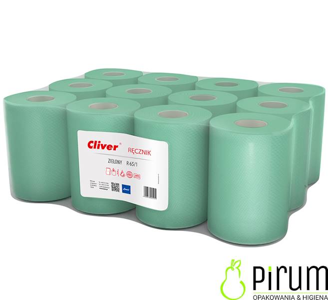 Cliver Ręcznik R65/1 Zielony mini 1w 5975 12szt.
