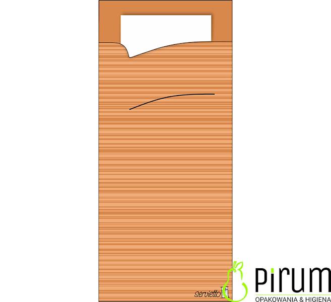 Etui TERRACOTTA Biała Serwetka B108 100szt