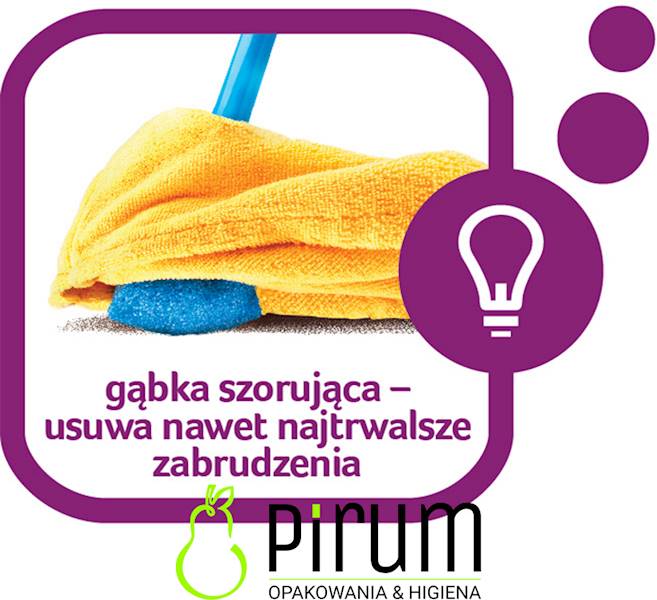 Gosia Mop Żółta Mikrofibra / Sukienka / Zapas
