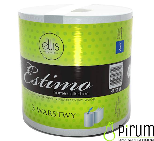 Estimo Ręcznik Rola 3w 80m Biały R80/3 3100