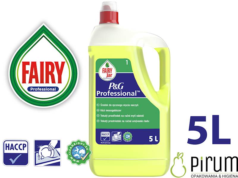Fairy Jar 5L LEMON Płyn do Naczyń Professional 