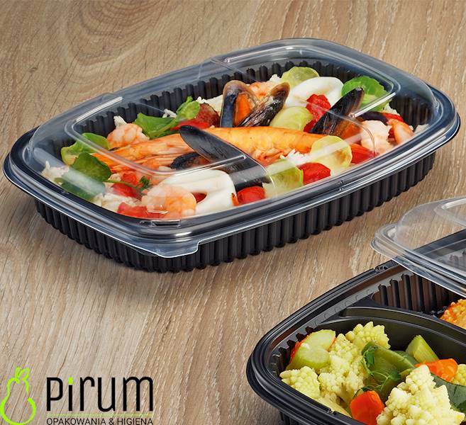 Cook1250N Pojemnik PP255x190 1250ml REUSE 40szt