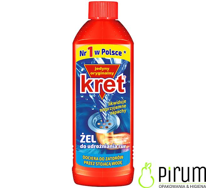Kret 500gr ŻEL do Udrożniania Rur