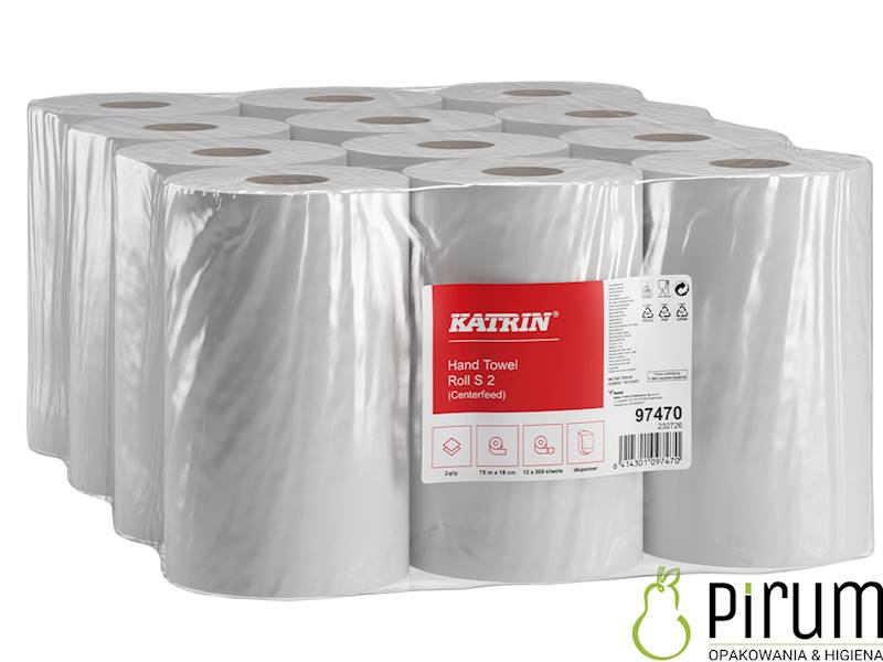 Katrin S 97470 Ręcznik Rola Mini Biały 2w 75m 12x