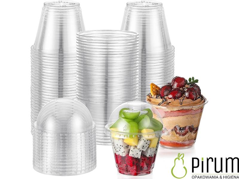$ Kubek 280ml PET 95mm PS280  Paccor 50szt