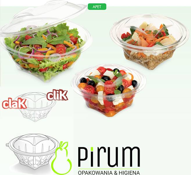 $ Pojemnik+ 750ml PET Okrągły 50szt Guillin SLR750