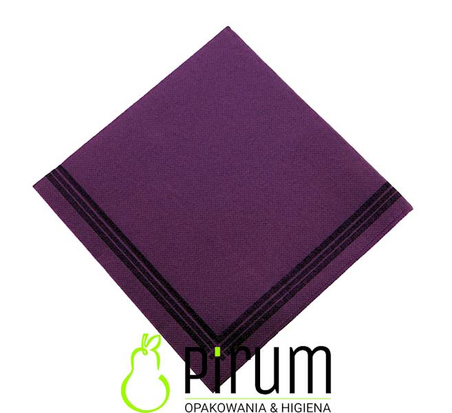 Serwetki 38x38 Purpura+ Pasek 50szt Tendance 21-97