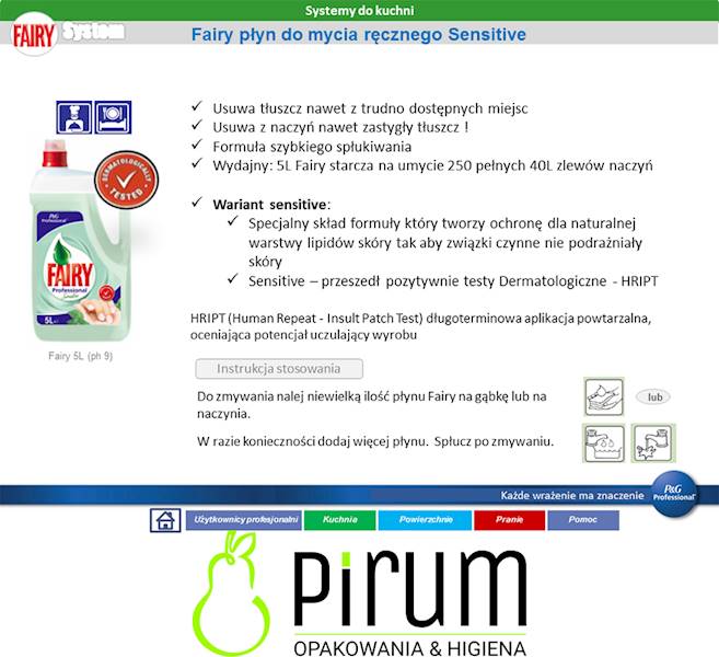 Fairy 5L Professional Sensitive Płyn do naczyń (3)
