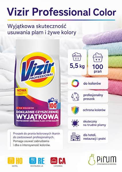 Vizir 5,5kg Color proszek do koloru 100 prań