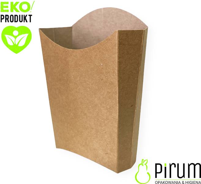 Pudełko FRYTKA PAP Kraft 80x30x140 47802 50szt 