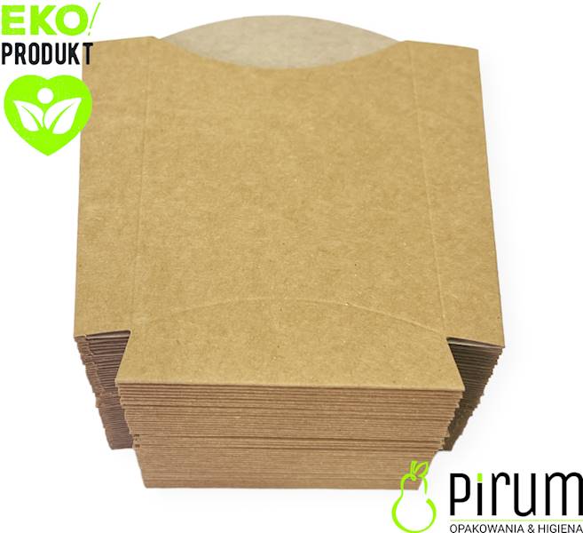Pudełko FRYTKA PAP Kraft 80x30x140 47802 50szt 