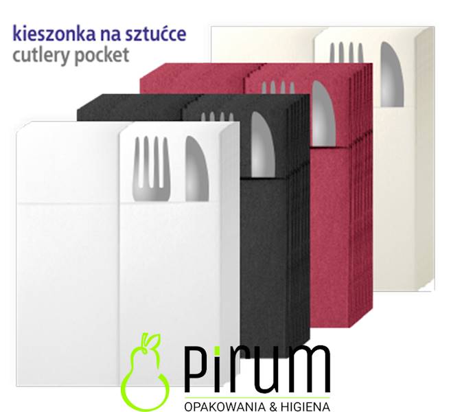 Serwetki 32x38 Kangurek Białe 50szt Aku 5737