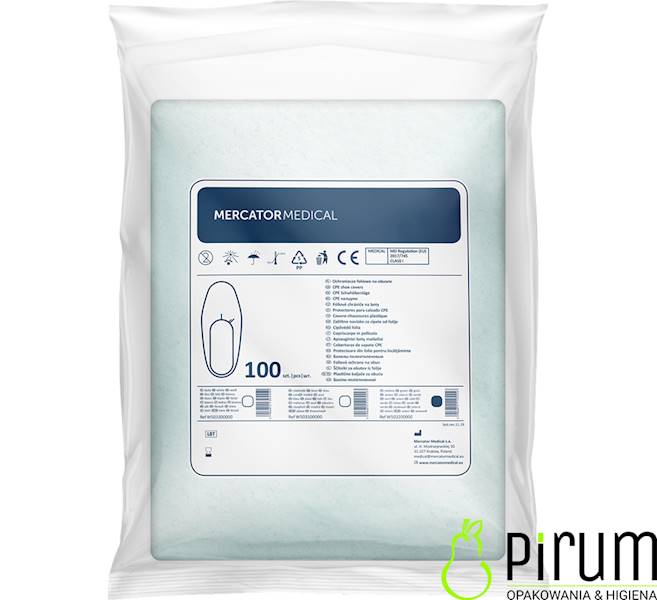 Mercator Ochraniacze na Obuwie CPE Zielone 100szt 