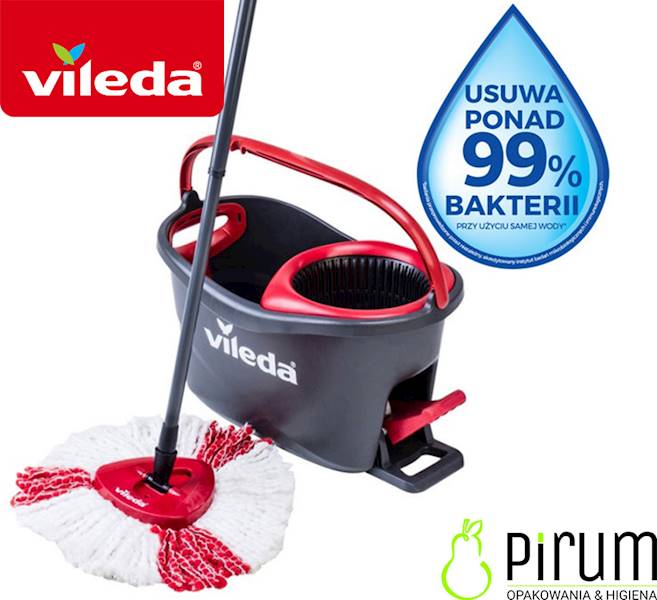 Vileda Mop Obrotowy Easy Wring& Clean Turbo BOX