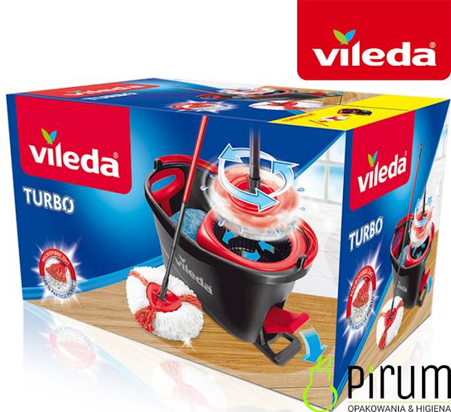 Vileda Mop Obrotowy Easy Wring& Clean Turbo BOX