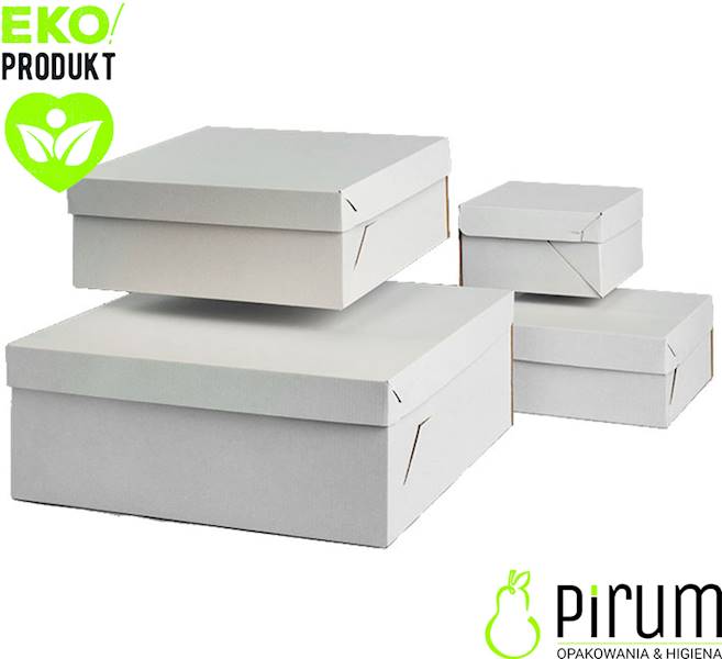 Pudełko 30x30x11 KLAPA Karton 375g Tort 100szt
