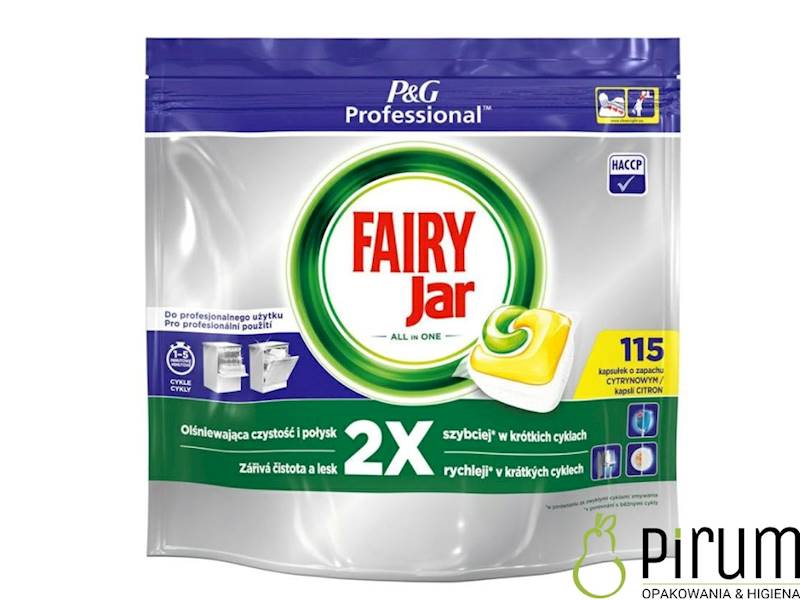 Fairy Jar 115szt All in 1 kapsułki do zmywarek