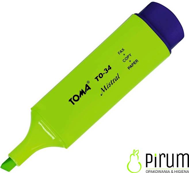 Toma Zakreślacz Text Marker Mistral TO-34 Zielony