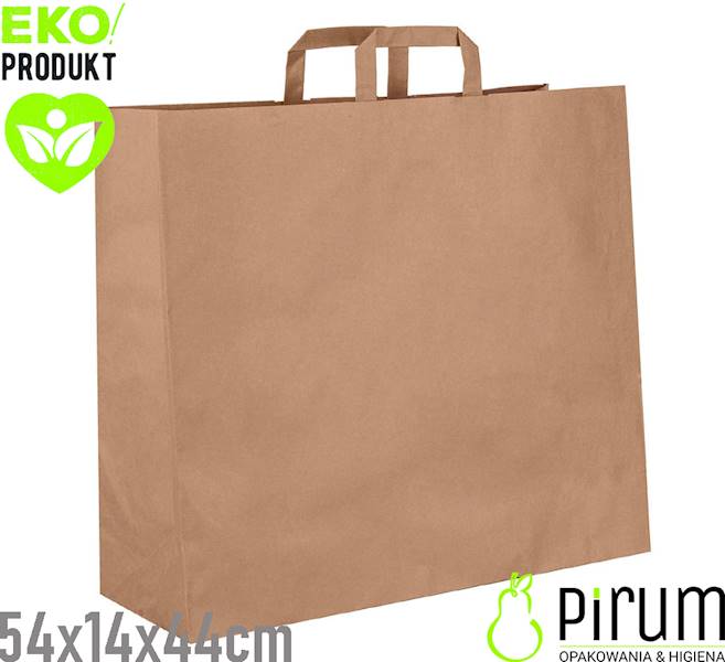 Torba 540x140x440 Ucho P^ BRĄZ ecqpack 250szt
