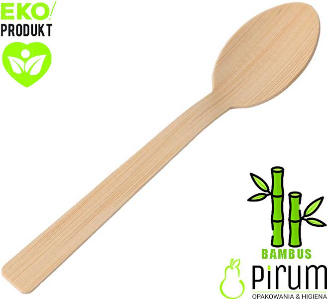 Łyżka Bambus 17cm 50szt Pure Papstar 88029