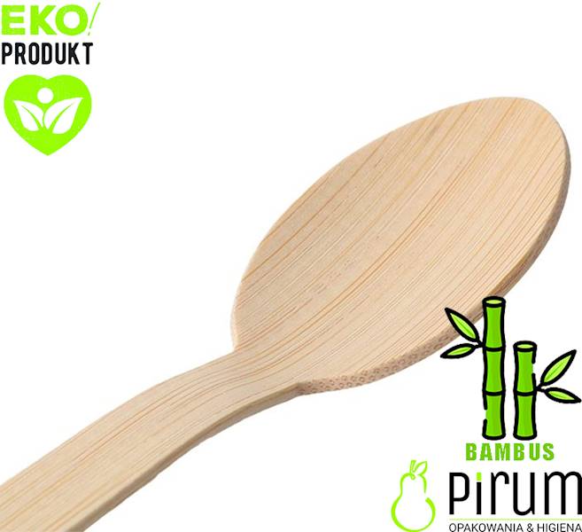 Łyżka Bambus 17cm 50szt Pure Papstar 88029