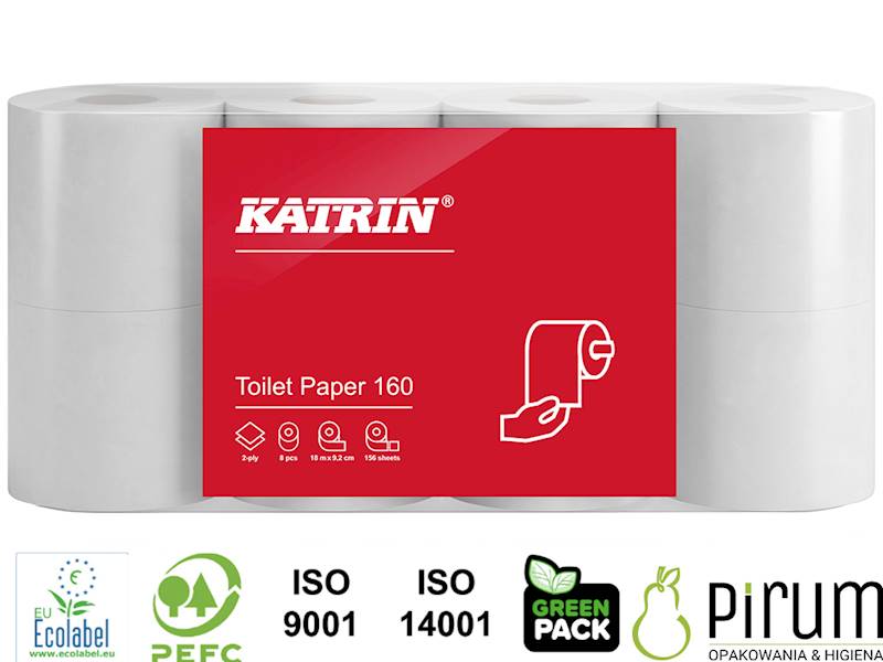Katrin 112966 Toilet Paper 160 18m 2w 8szt