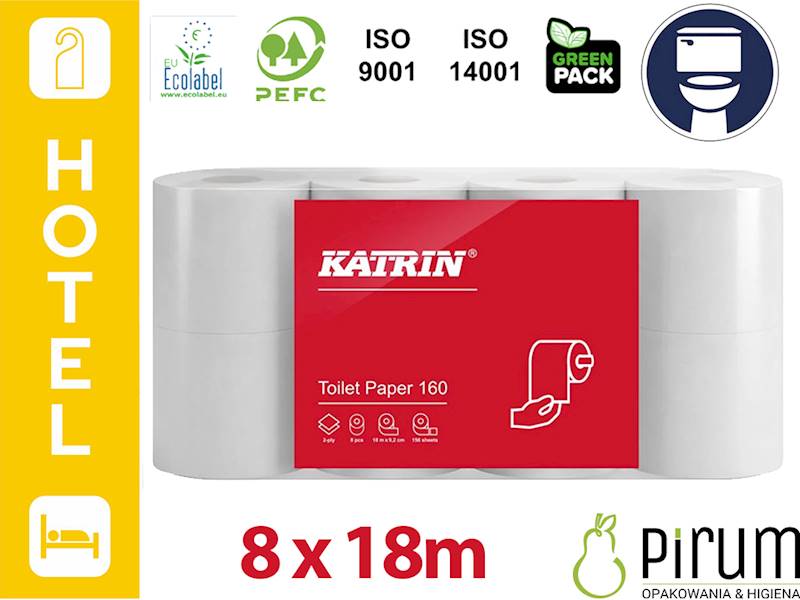 Katrin 112966 Toilet Paper 160 18m 2w 8szt