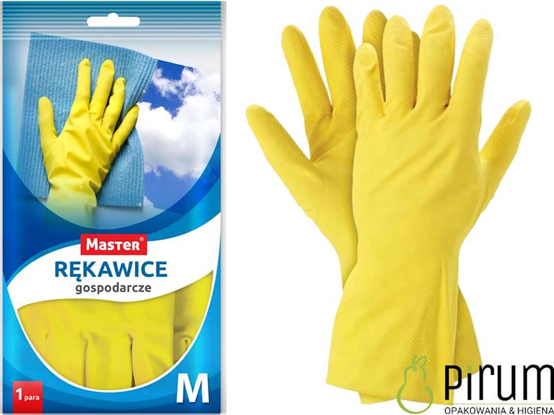Master Rękawice M Żółte Gospodarcze S437 1 para