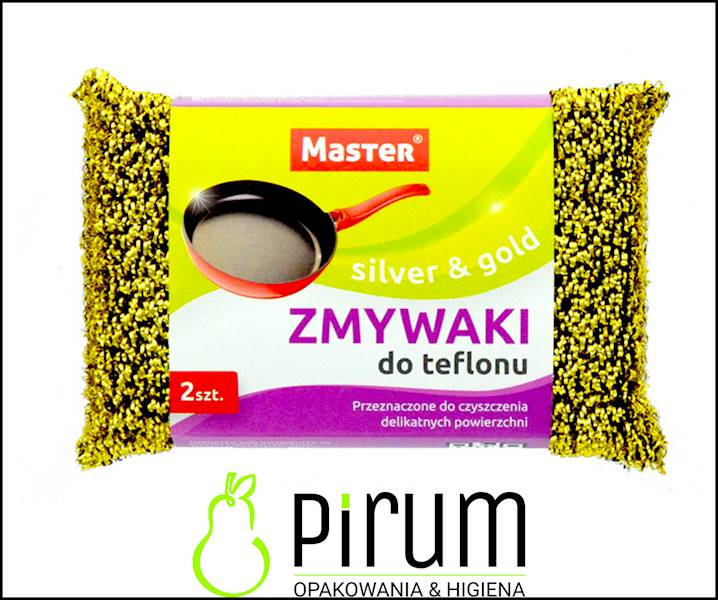 Master Czyścik do Teflonu 2szt. Silver & Gold 