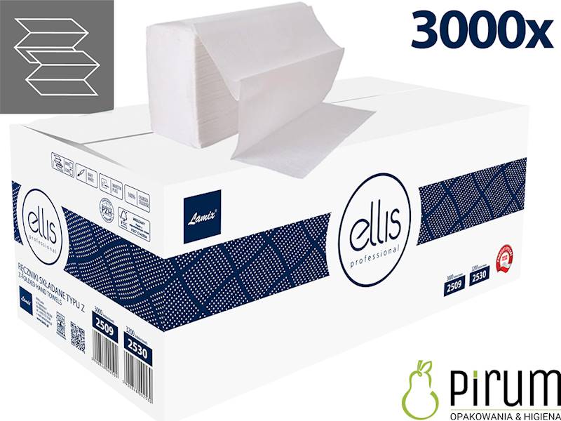 Ellis Ręcznik Skł MULTIFOLD 2509 Biały 2w 3000szt 